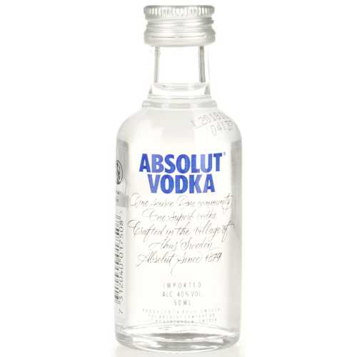 Absolut 40 Vodka Miniatur 40% 0.05