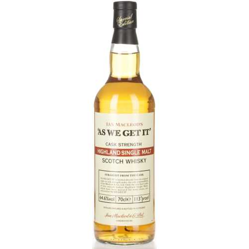 As We Get It Highland Single Malt 60,5% 0.70