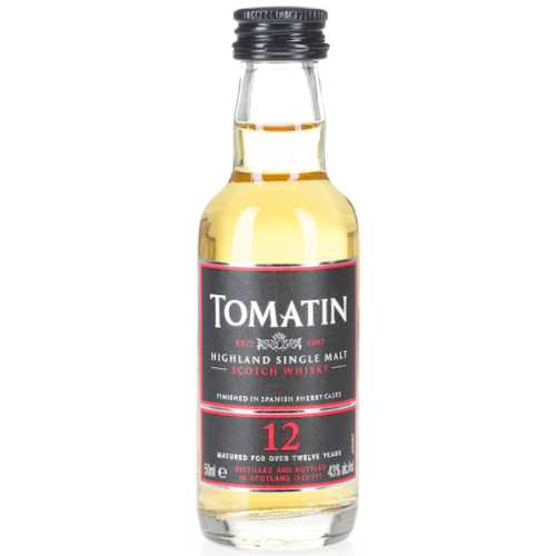 Tomatin 12 Years Miniatur 43% 0.05