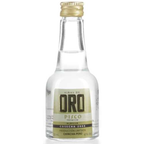 Vinas de Oro Pisco Premium Albilla 41% 0.05