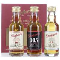 Glenfarclas Miniaturset 10Y, 105, 12Y