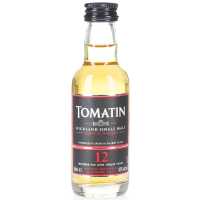 Tomatin 12 Years Miniatur 43% 0.05